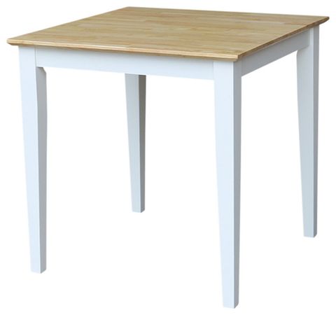 Solid Wood Top Table - Transitional - Dining Tables - By International ... for Solid Wood Top Table
